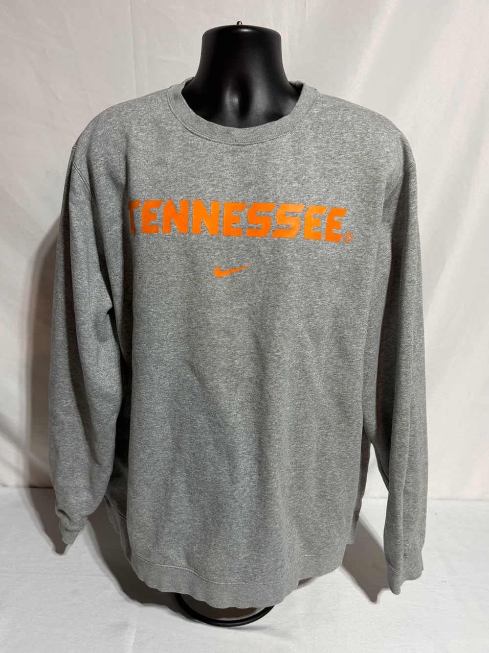 Nike Tennessee Volunteers Sweatshirt Gray Orange Crewneck Pullover Men's 2XL